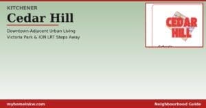 Cedar Hill, Kitchener
